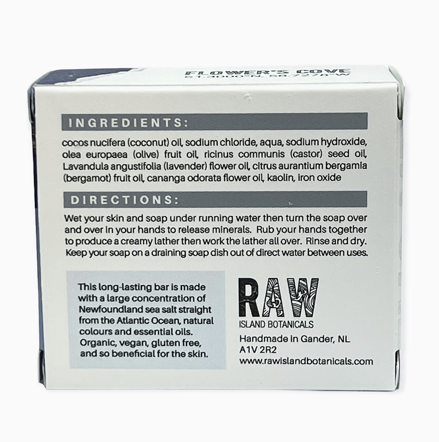 Flower’s Cove Sea Salt Spa Soap