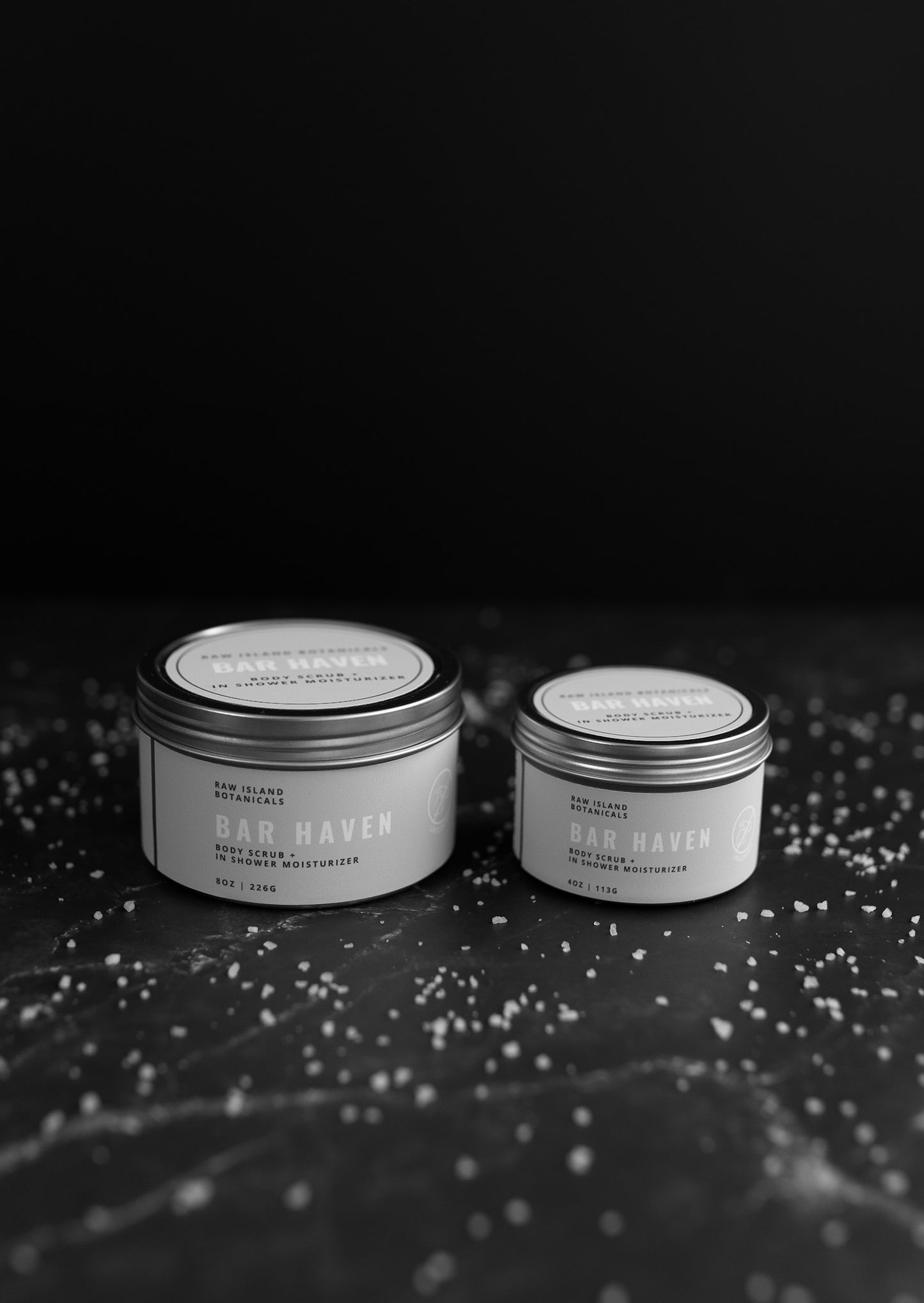 Bar Haven Body Scrub and In-Shower Moisturizer