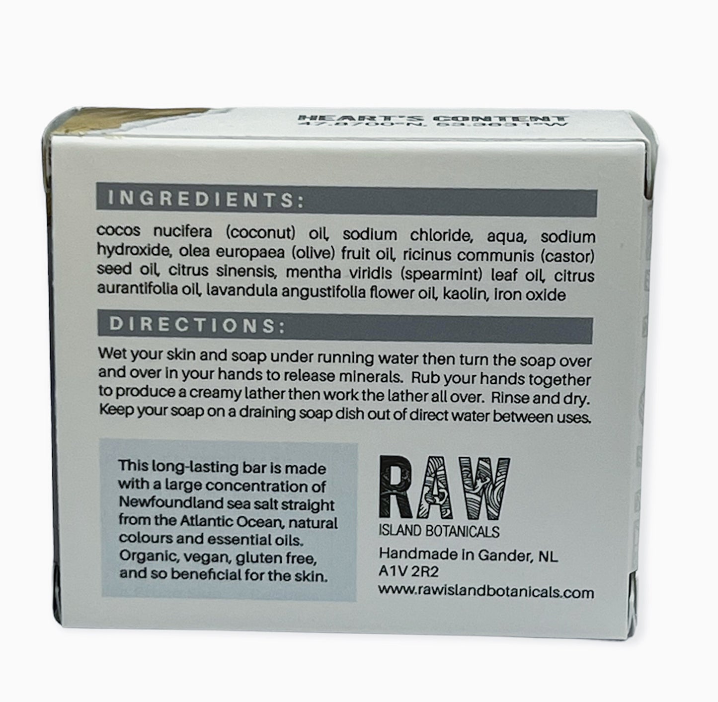 Heart’s Content Sea Salt Spa Soap