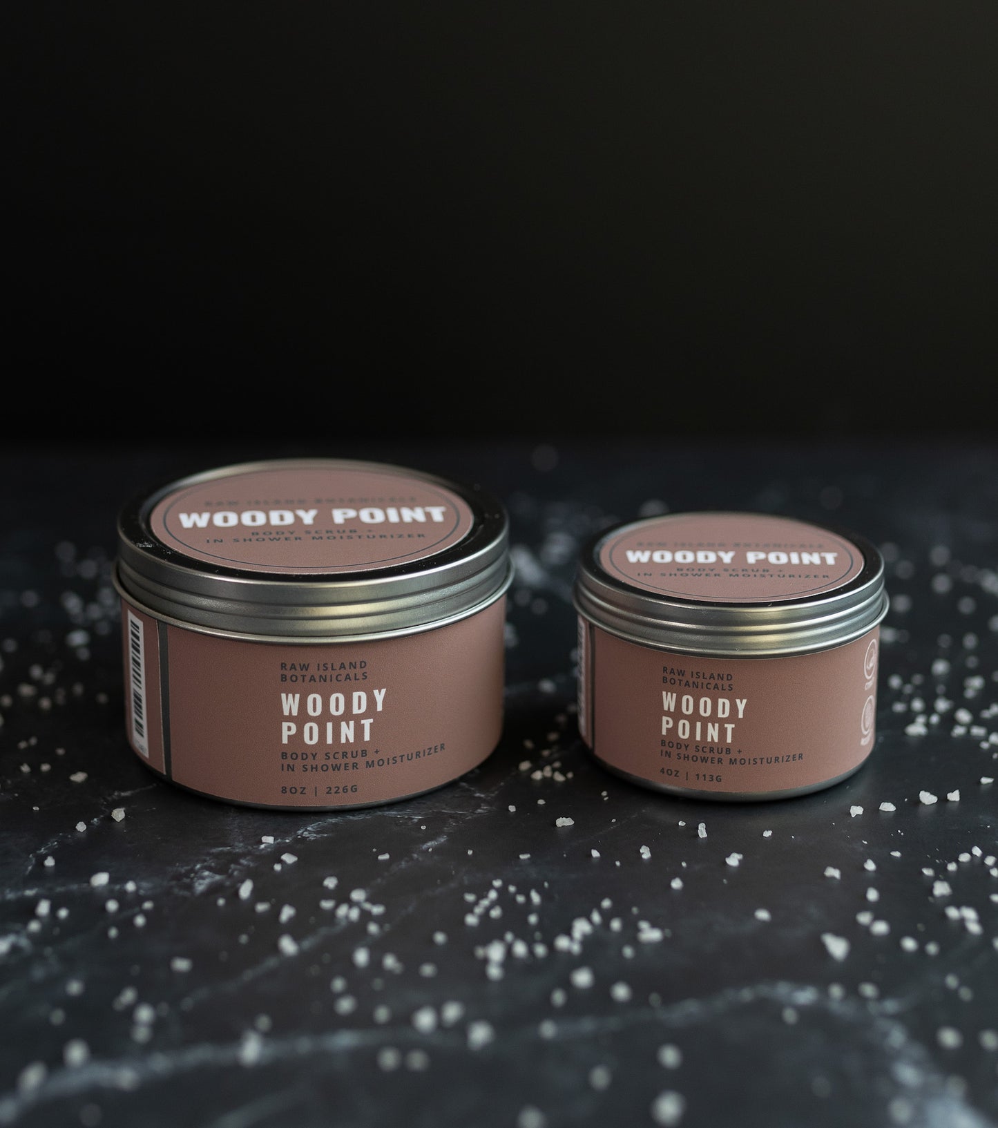 Woody Point Body Scrub and In-Shower Moisturizer